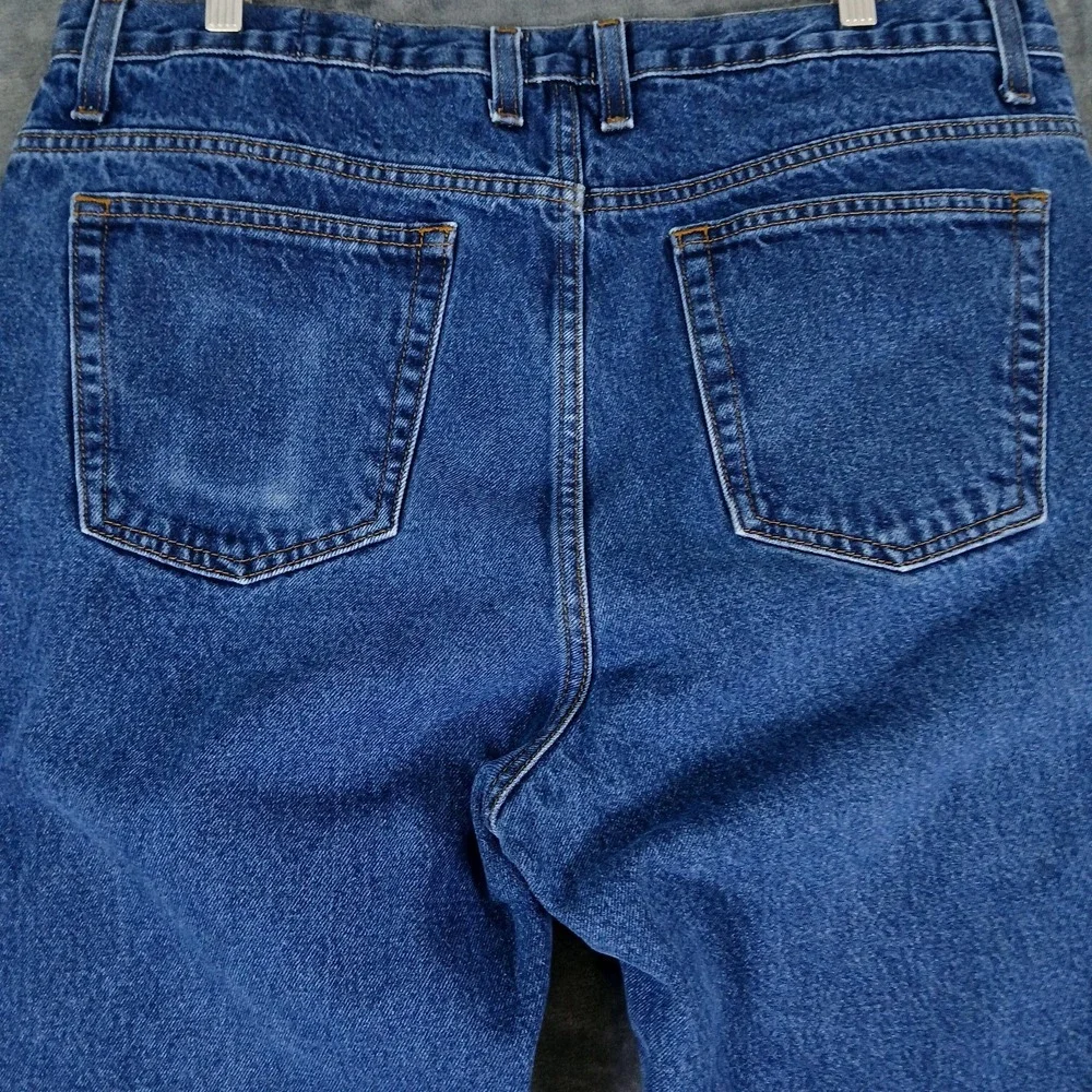Red Head Jeans Mens 37x34 Blue Denim Straight Leg Zip‎ Fly 5 Pocket Classic